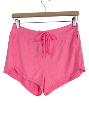 Pink Victoria's Secret High Waist Hot Pink Lounge Shorts Size S